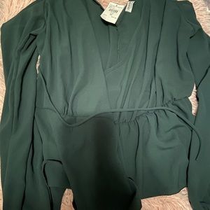 Hunter green shirt